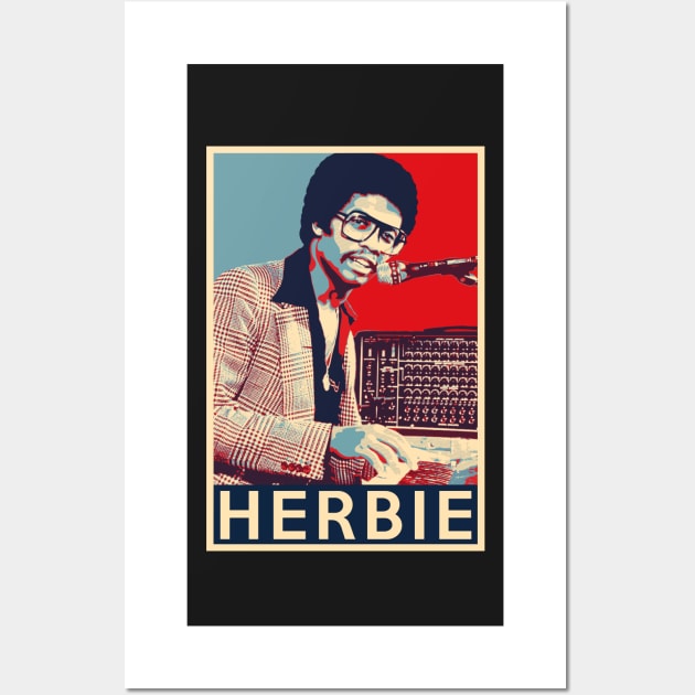 Herbie Hancock Hope Poster - Sizes of Jazz Musician History Wall Art by Quentin1984